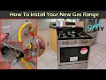 How To Install New Gas Range Stove