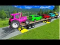 Download Lagu Flatbed Truck Mcqueen | Transportation with Truck - Pothole vs Car #25 - BeamNG.Drive