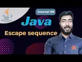 java tutorial 06 Escape sequence in java java full course in English backslash Raihan