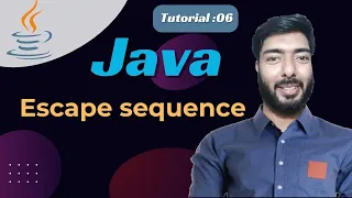 java tutorial 06 Escape sequence in java java full course in English backslash Raihan