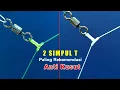 2 SIMPUL T PALING REKOMENDASI - How to create T knot
