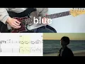 yung kai - blue (guitar cover with tabs \u0026 chords)