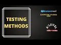 Testing Methods A Level Notes Computer Studies 9608