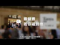 蔡健雅 - 若你碰到他 (动态歌词)