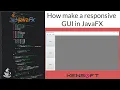 JavaFX Tutorial How to make a responsive GUI in JavaFX