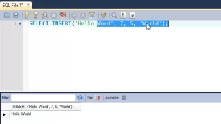 SQL Tutorial - 42 The LENGTH INSERT Functions