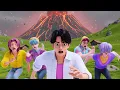 🔥SOS! Rescue HUNTER/X \u0026 SAJA BOYS From The Volcano  | K-Pop Demon Hunters