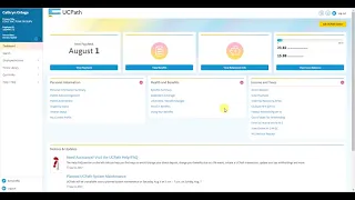 UCPath Online Portal Demo - Employee Self-Service
