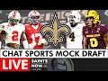 New Orleans Saints LIVE 2026 NFL Mock Draft With TRADES - Chat Sports NFL Draft Simulator