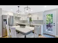 SPLIT LEVEL HOUSE IDEAS 1960s Home Renovation Small Island Kitchen Design All White Kitchen