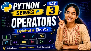 Python Day 3 Operators in Python Explained in English