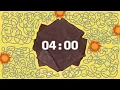4 Minute Chocolate Cake Timer Bomb Countdown for Focus Work
