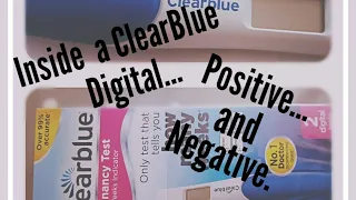 Inside A Negative and Positive ClearBlue Digital Week Indicator Not a Sponsored