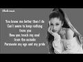 Ariana Grande - pov (Lyrics)