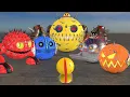 Creating a Retro-Futuristic Robot Character Stylized Pacman Sci-Fi 3D Animation in Blender