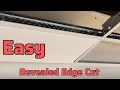 DIY How to Cut a Revealed Edge on a Ceiling Tile