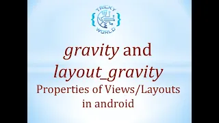 Difference between gravity layout - gravity in android XML
