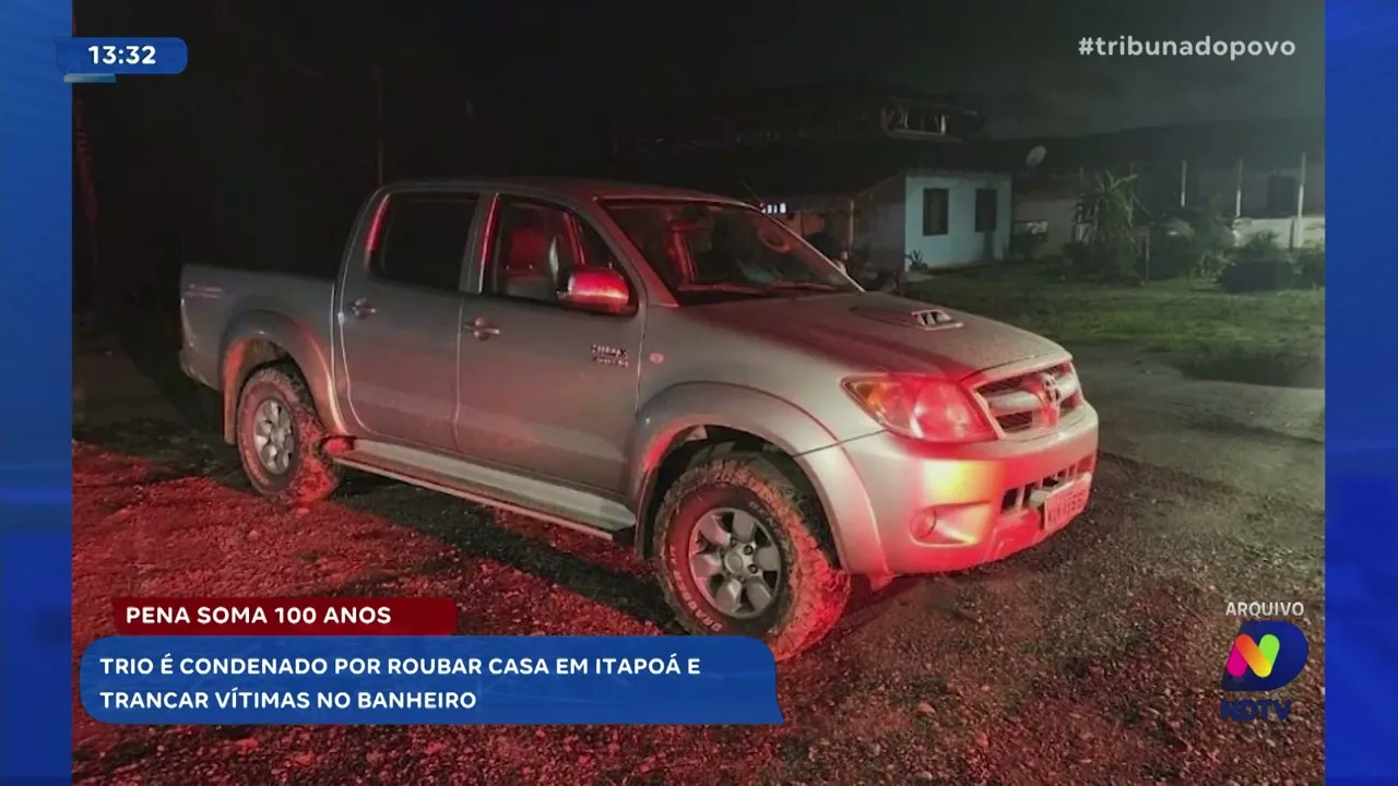 Justiça em Itapoá: trio condenado por roubo com sequestro em residência