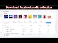 Download Lagu Facebook creator studio sound collection download