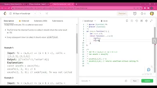 Allow One Function Call LeetCode Javascript 30 Days