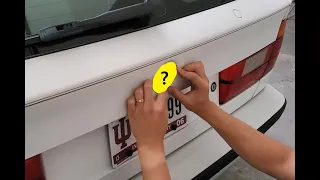 Quickie Replacing a worn out BMW emblem