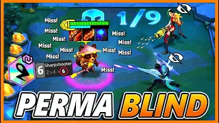 CHOSEN TEEMO + BLUE LETS YOU PERMA BLIND (LESS MANA COSTS) - BunnyFuFuu | Teamfight Tactics | SET 4
