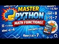Python Math Library Program for Beginners ceil floor sin cos trunc pi Code