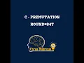 C - Premutation codeforces solution round