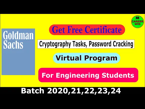 Download MP3 Goldman Sachs Virtual Program | Free certificate for students | For College Students