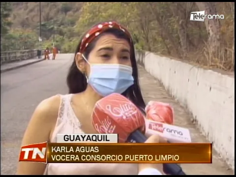 Puerto Limpio ejecutó minga de limpieza en el cerro El Paraíso