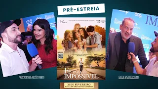 Pré estreia de FÉ PARA O IMPOSSÍVEL em São Paulo com os atores e o diretor do filme