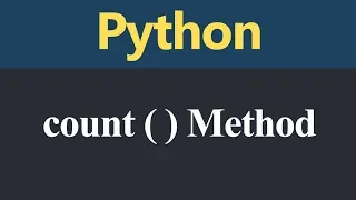 count Method in Python Hindi