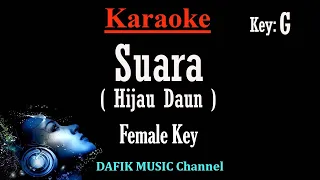 Download Suara / Ku Berharap (Karaoke) Hijau Daun Nada Wanita/ Cewek/ Female key G MP3