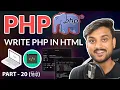 How To Write PHP in Html - Beginner PHP Tutorial
