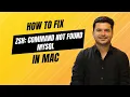 zsh command not found mysql - Fix Provided