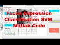 Facial Expression Classification SVM Matlab Code Multiclass Classification SVM Matlab Code
