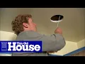 All About Lights How to Install Recessed Lights This Old House