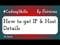 How to get IP Address in Java Coding Skills