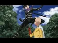 Saitama vs Sonic All Fight Scene One Punch Man