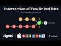 Intersection of two linked lists - leetcode 160