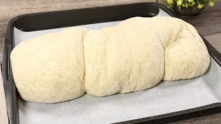 Chleb na lato ❗️ Wystarczy na 1 Tydzień ❗️ Wszyscy sąsiedzi będą pytać o przepis  👌 Bez Ugniatania