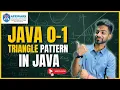 Java 0-1 Triangle Pattern Program Easy Logic for Beginners