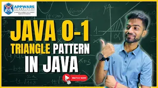 Java 0-1 Triangle Pattern Program Easy Logic for Beginners