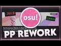 The osu PP Rework Slander