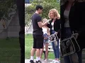 Heroic woman stops a creep taking pictures