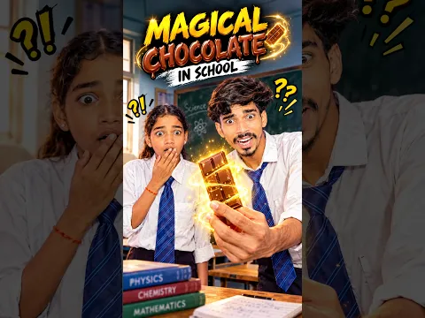 Magical Chocolate 🍫 In School 🏫 — #shorts #school #schoollife