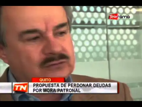 Propuesta de perdonar deudas por mora patronal