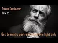 Get Dramatic Portraits Using One Light Only