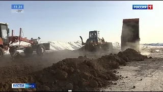 Новую объездную автодорогу на трассе Омск-Русская Поляна сдадут уже в этом году