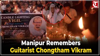 Manipur Pays Tribute to Chongtham Vikram Singh With Candlelight Vigil in Imphal